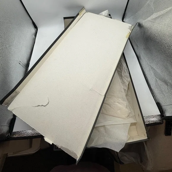 GUCCI Suede Knee High Boots Kitten Heel Pointed Toe Brown Women's Size 7.5 w box - Picture 5 of 16